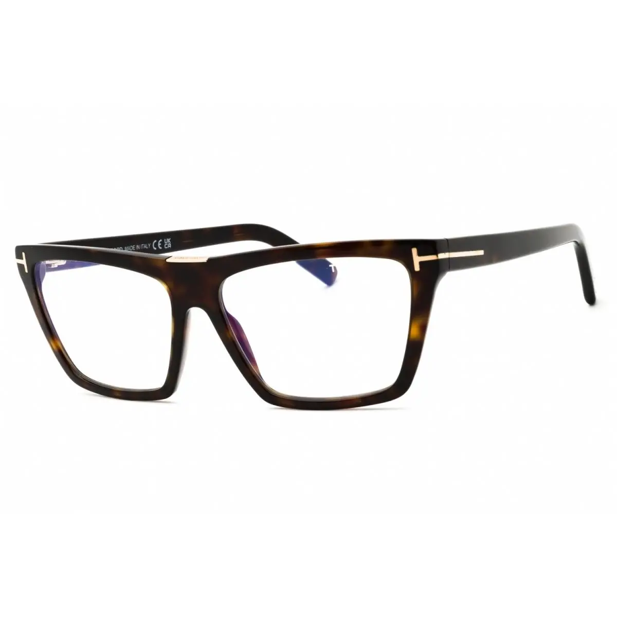 Tom Ford TF5912-B 052 Square Dark Havana 57 mm Women`s Eyeglasses Frame