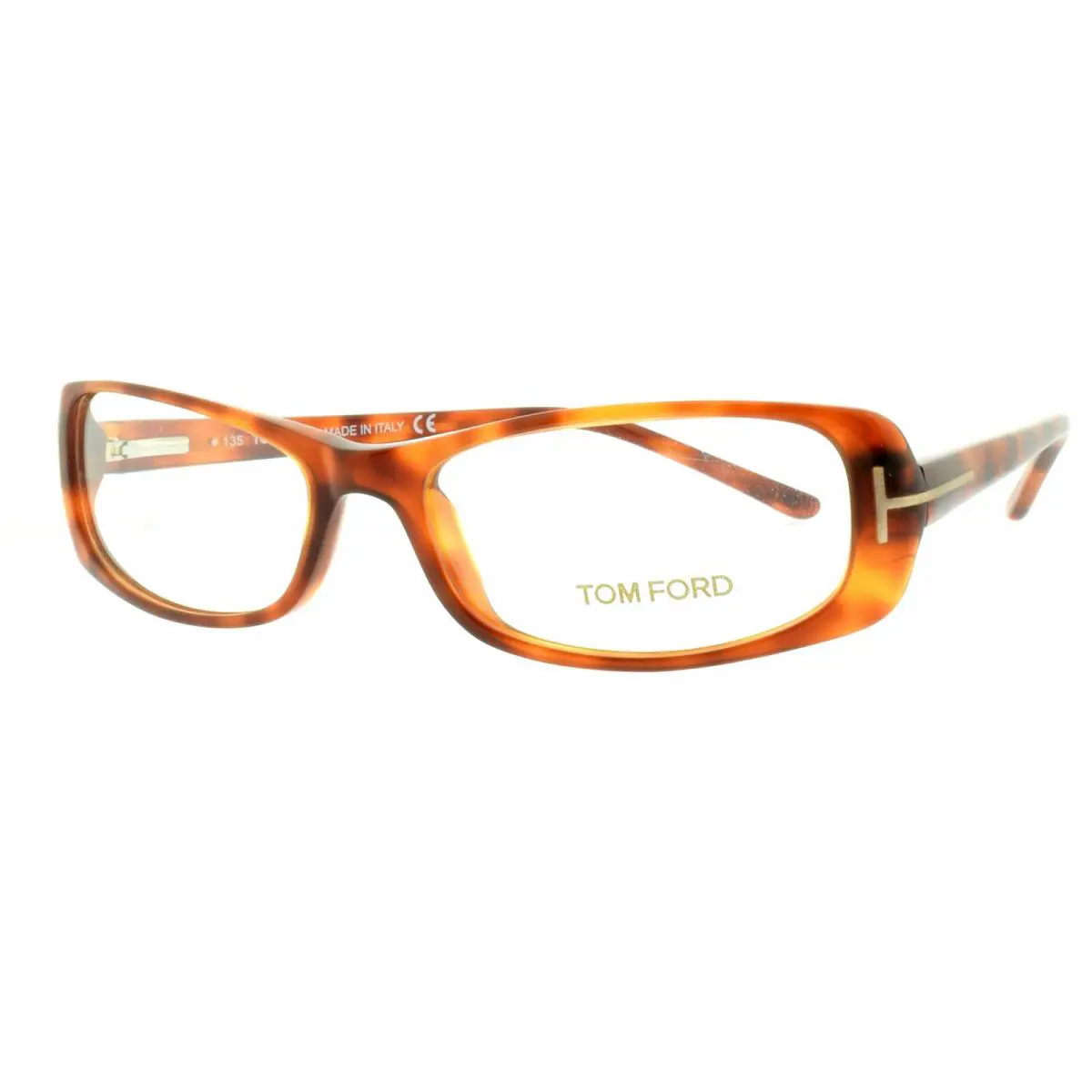 FT5121 053 Havana Rectangular Optical Frames Eyeglasses by Tom Ford