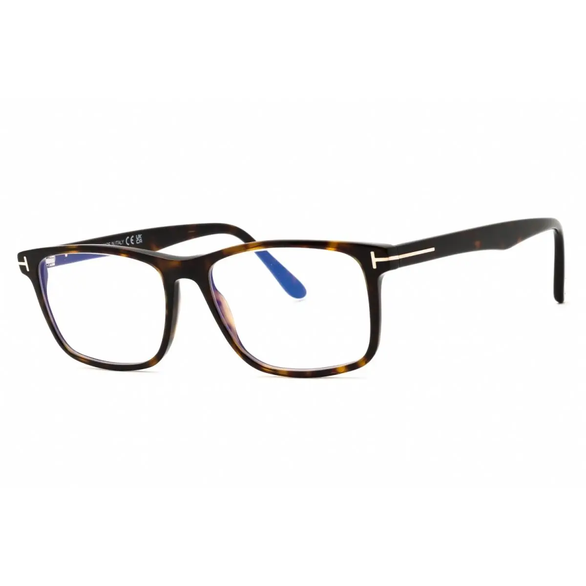 FT5752-B 052 Eyeglasses Dark Havana Clear Frame 55mm by Tom Ford