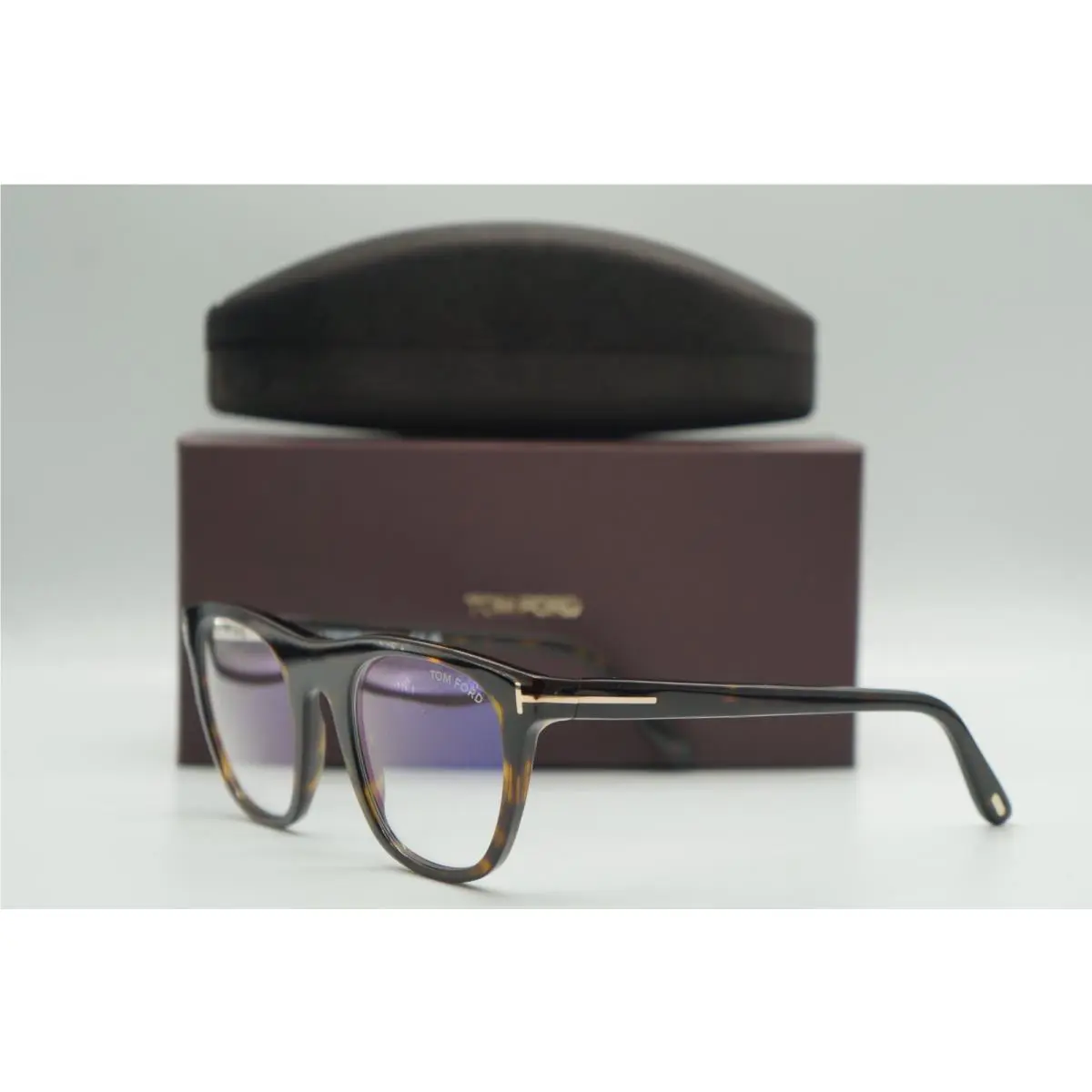 Tom Ford TF 5895-B Eco 052 Havana Eyeglasses Frames 51-23