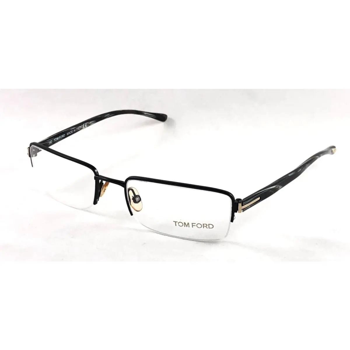 Tom Ford TF5021 TF 5021 B5 Black Stripe Eyeglasses Frame Eyewear 51-18-140