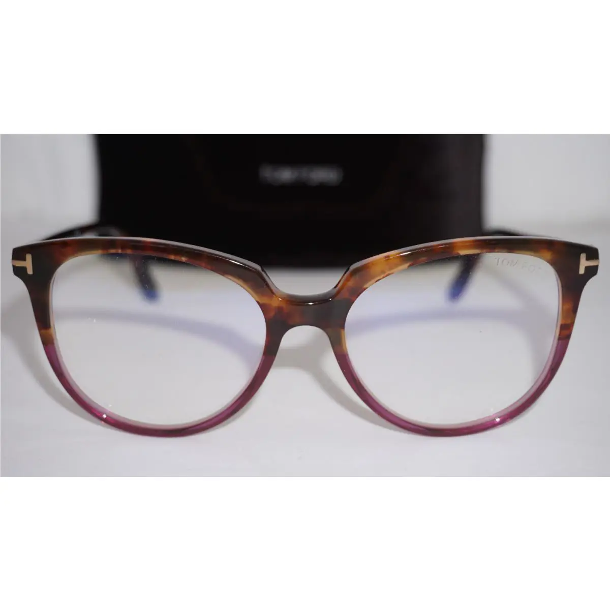 Tom Ford Eyeglasses Tortoise Purple TF5600-B 056 54 17 140