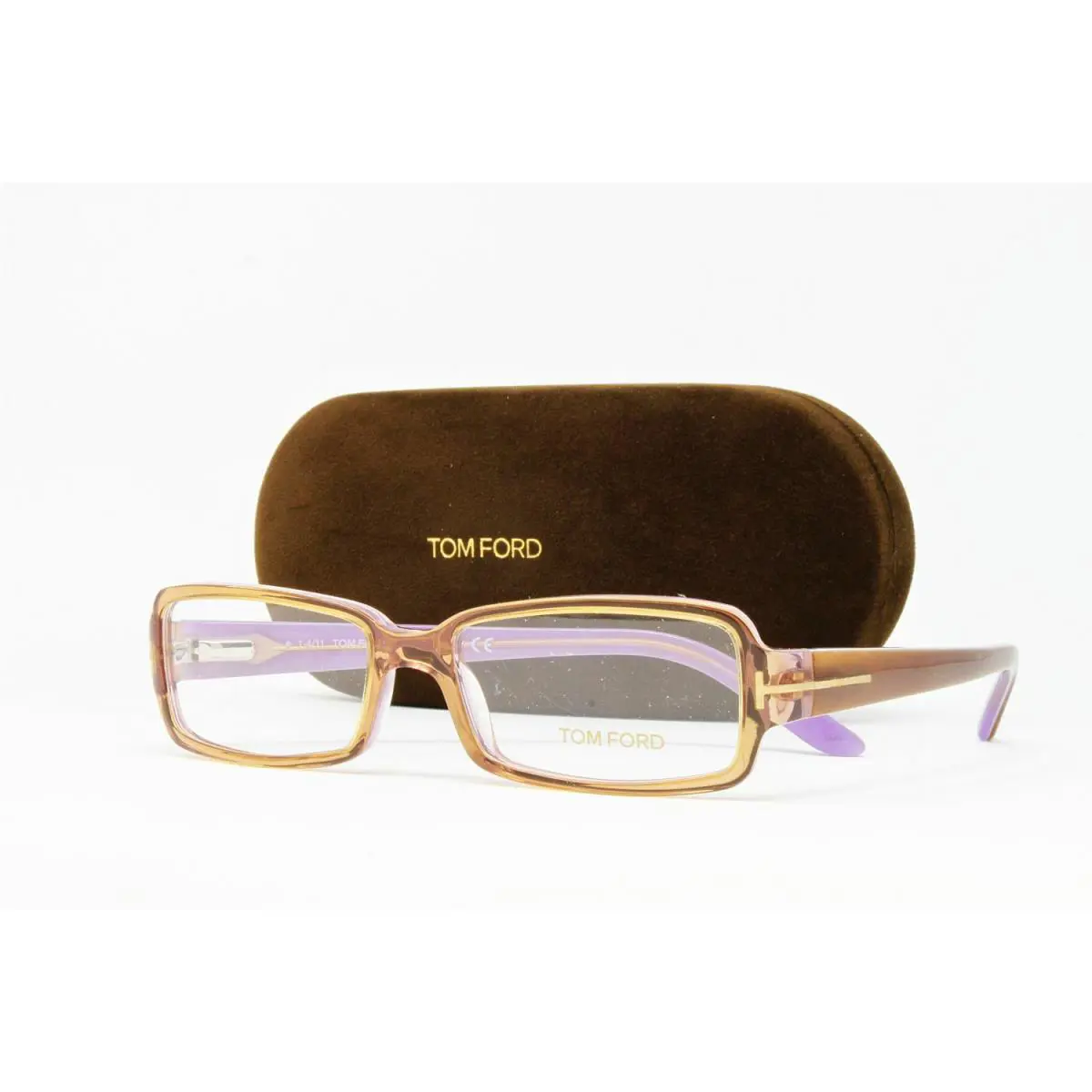 Tom Ford Women`s Eyeglasses FT5185V Color 050 Brown Size 53mm
