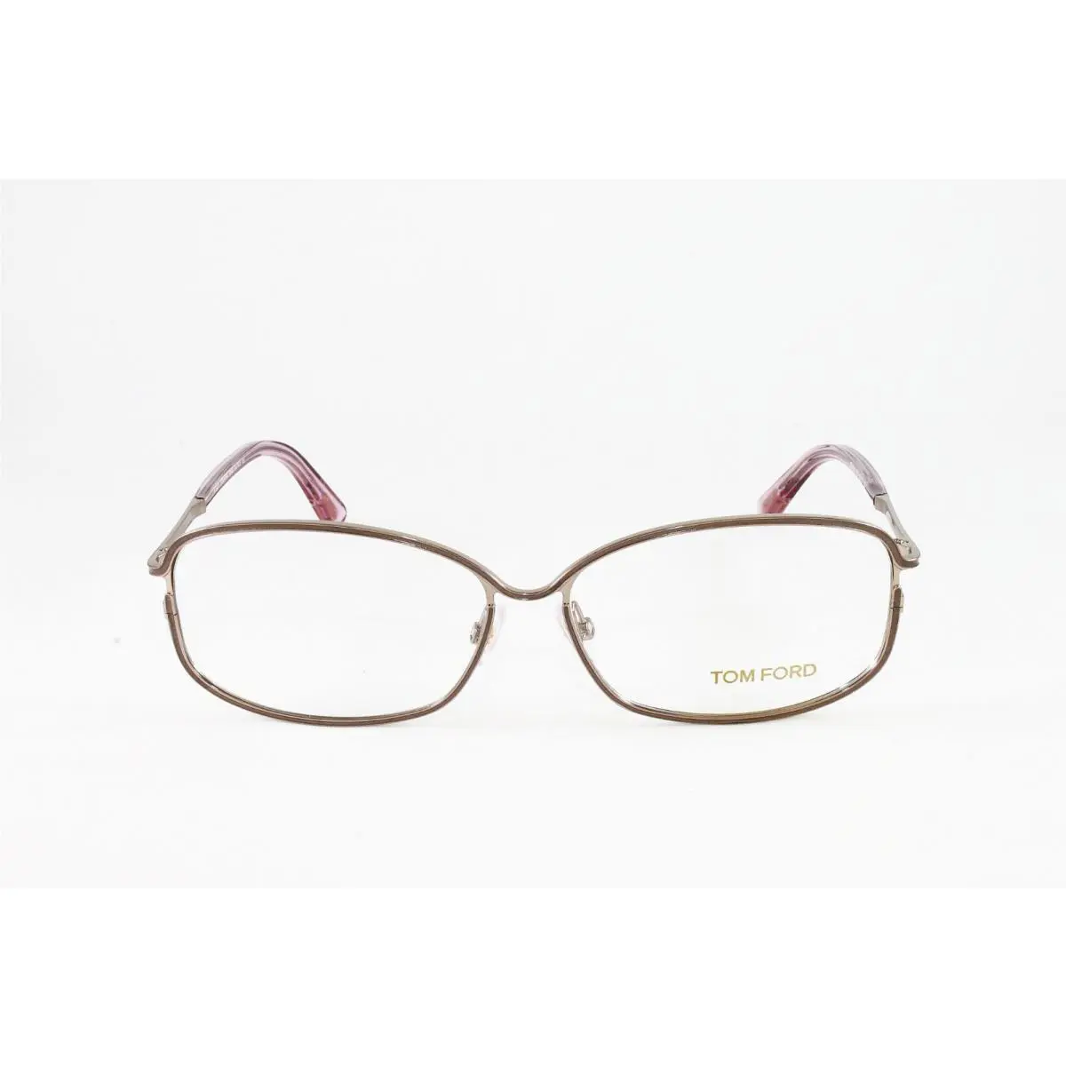 Tom Ford Women`s Eyeglasses Metal Frame FT5191V 072 Silver Pink 54mm