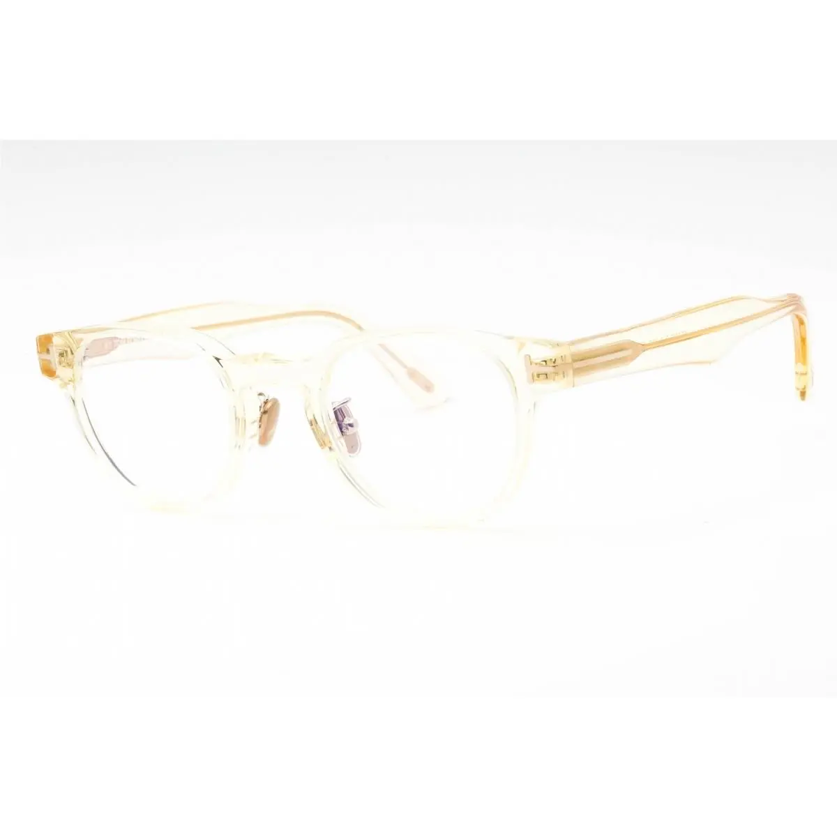 Tom Ford TF5783-D-B 039 Round Crystal Yellow 47 mm Unisex Eyeglasses Frame