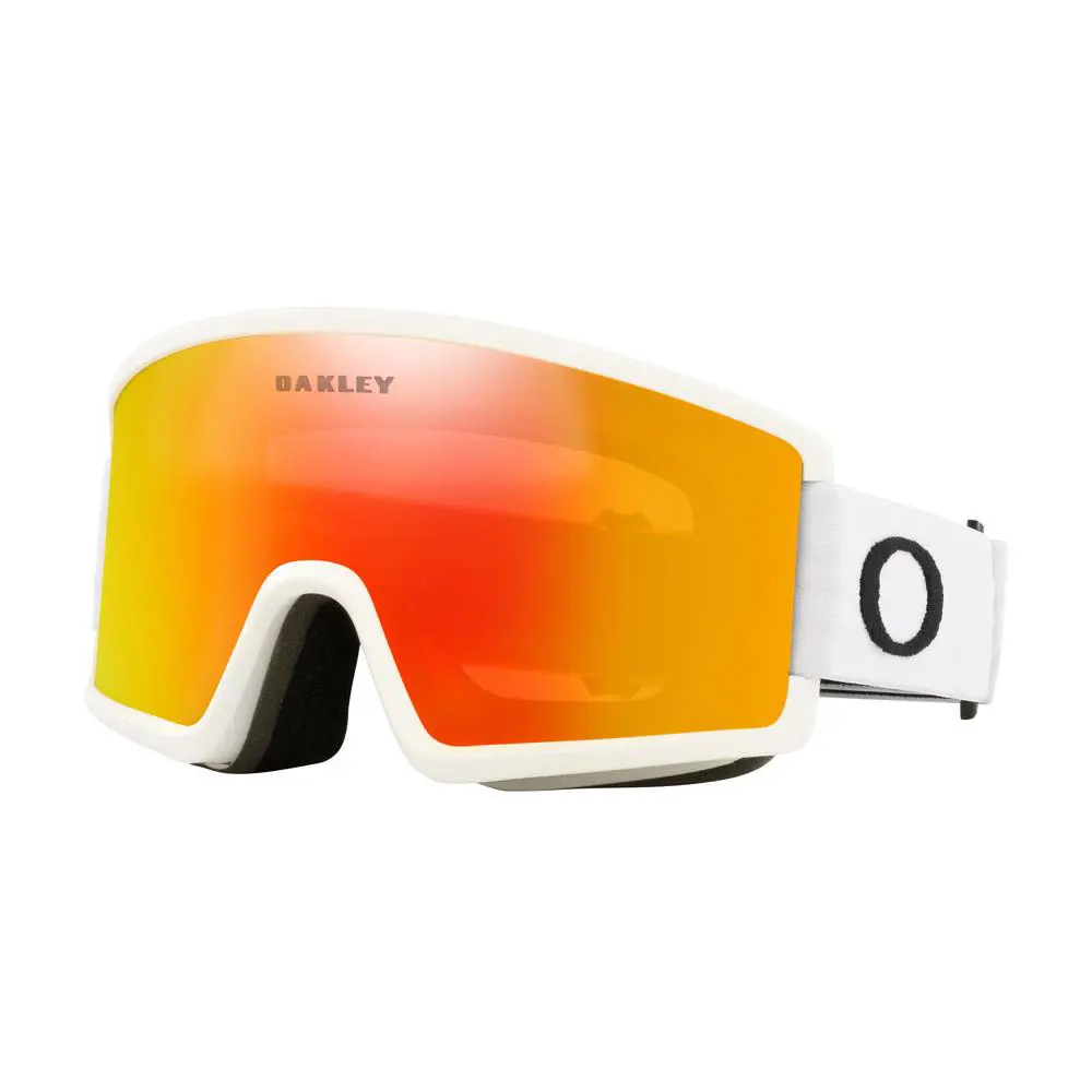 Target Line L Goggles -new- Cylindrical  Hdo Lens-  Mat White / Fire Iridium 12% Cat 3 by Oakley