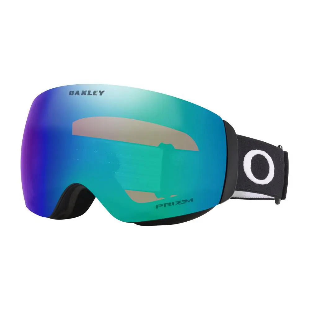 Flight Deck M Goggles - - Prizm Spherical Lens + Protective Soft Case Mat Black / 14% Argon Prizm Iridium by Oakley