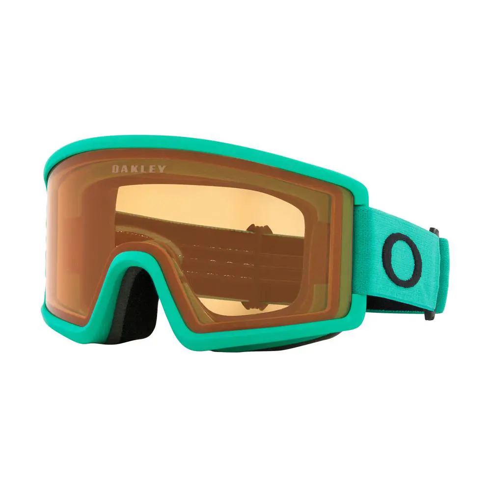 Target Line M Goggles -new- High Definition Cylindrical Lens + Warranty Celeste / Persimmon 57% by Oakley