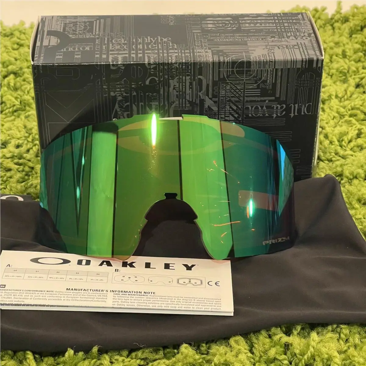 Oakley Line Miner M Replacement Goggle Lens Prism Jade Iridium XM