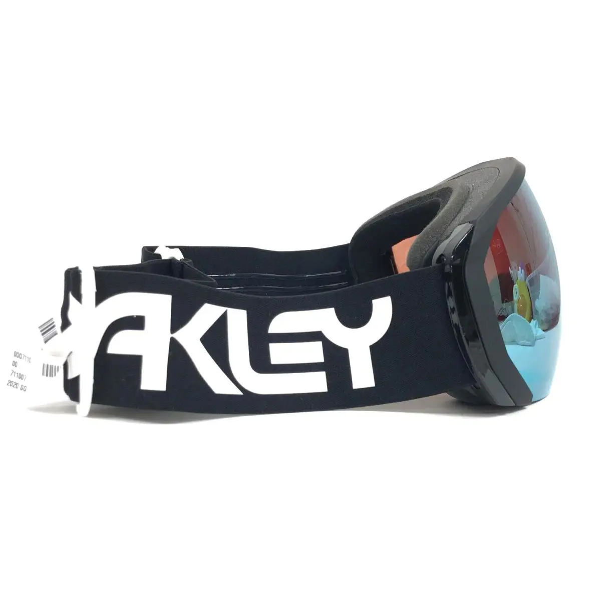 Oakley Snow Goggles Flight Path L OO7110-0700 FP Black with Prizm Sapphire Gbl