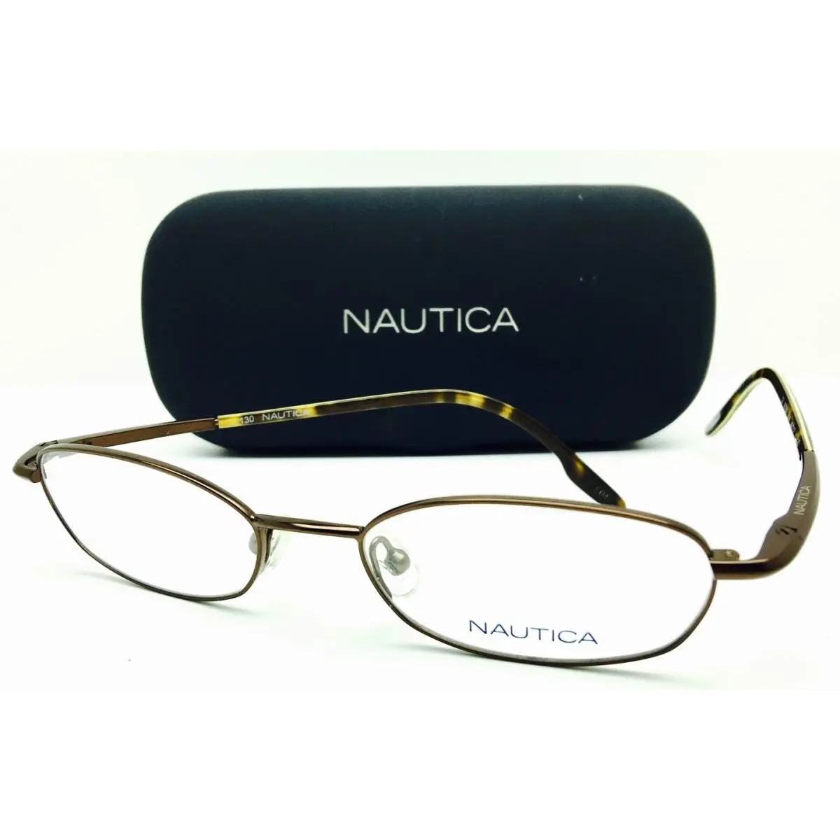 Nautica Eyeglasses 7092 006 Satin Brown 49•17•130 with Case