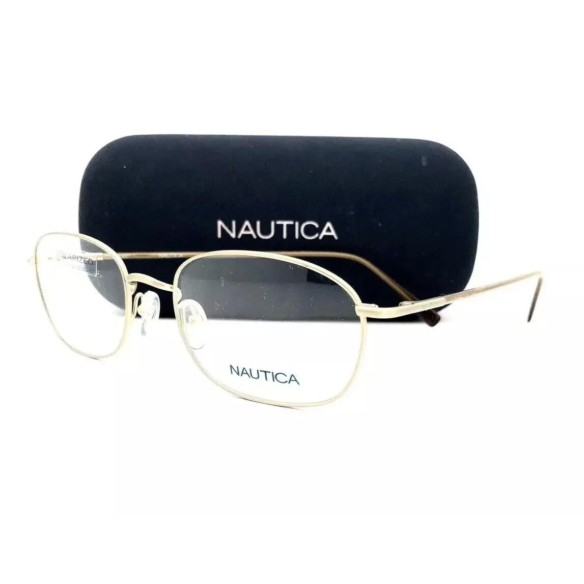 Nautica Eyeglasses N 7050 020 Taupe 54•19•145 with Case