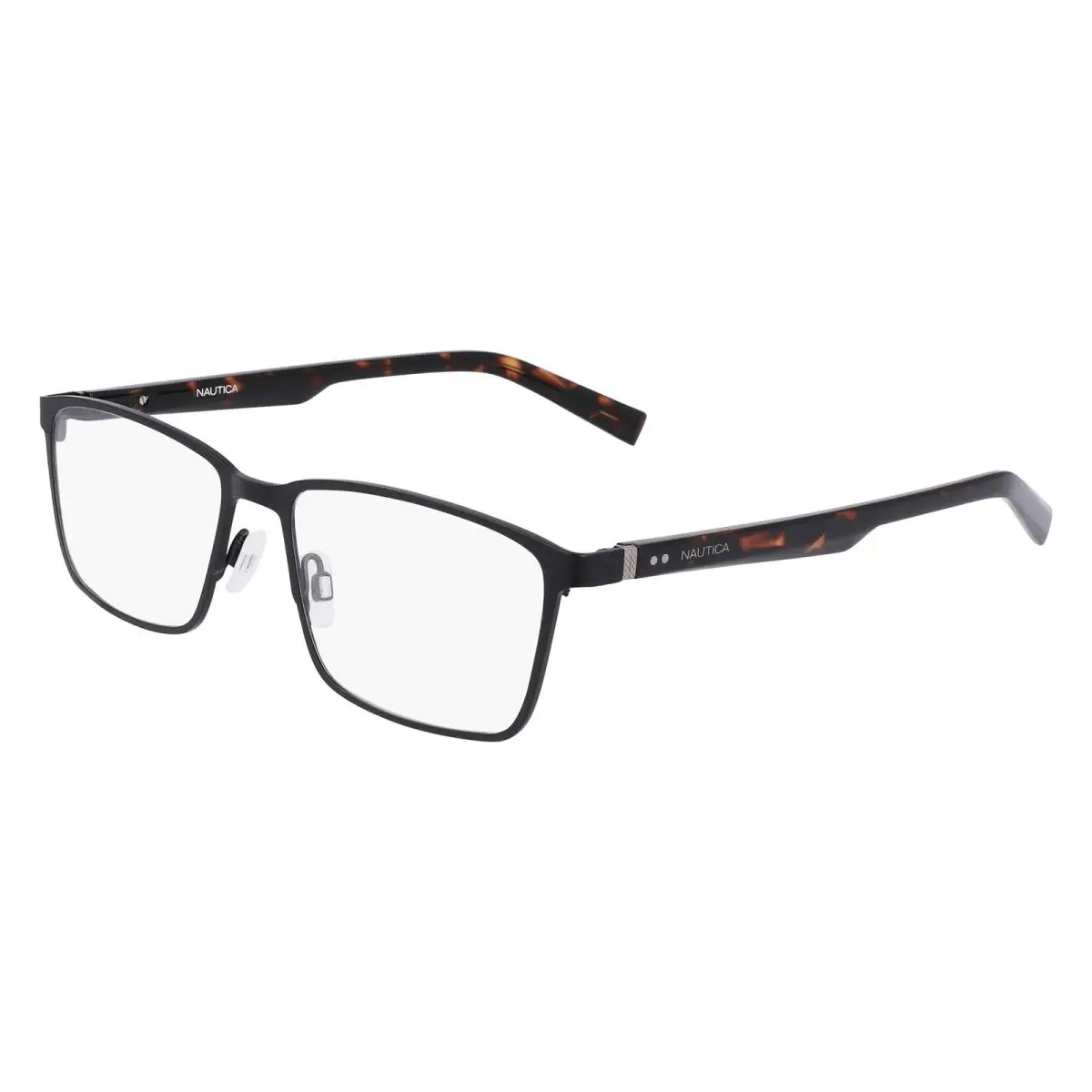 Nautica N-7323 005 Matte Black Eyeglasses 54/17/145