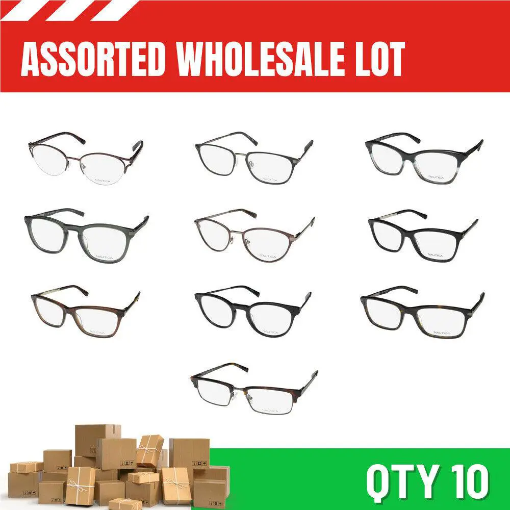 Whole Assorted Lot 10 Nautica Eyeglasses Optical Store Eyewear