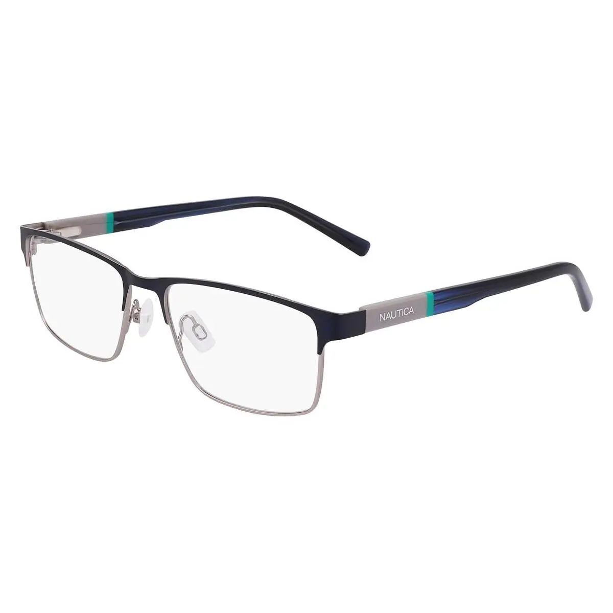 Nautica N7334 420 Matte Navy 53 16 145 - Frame: Matte Navy, Lens: Demo
