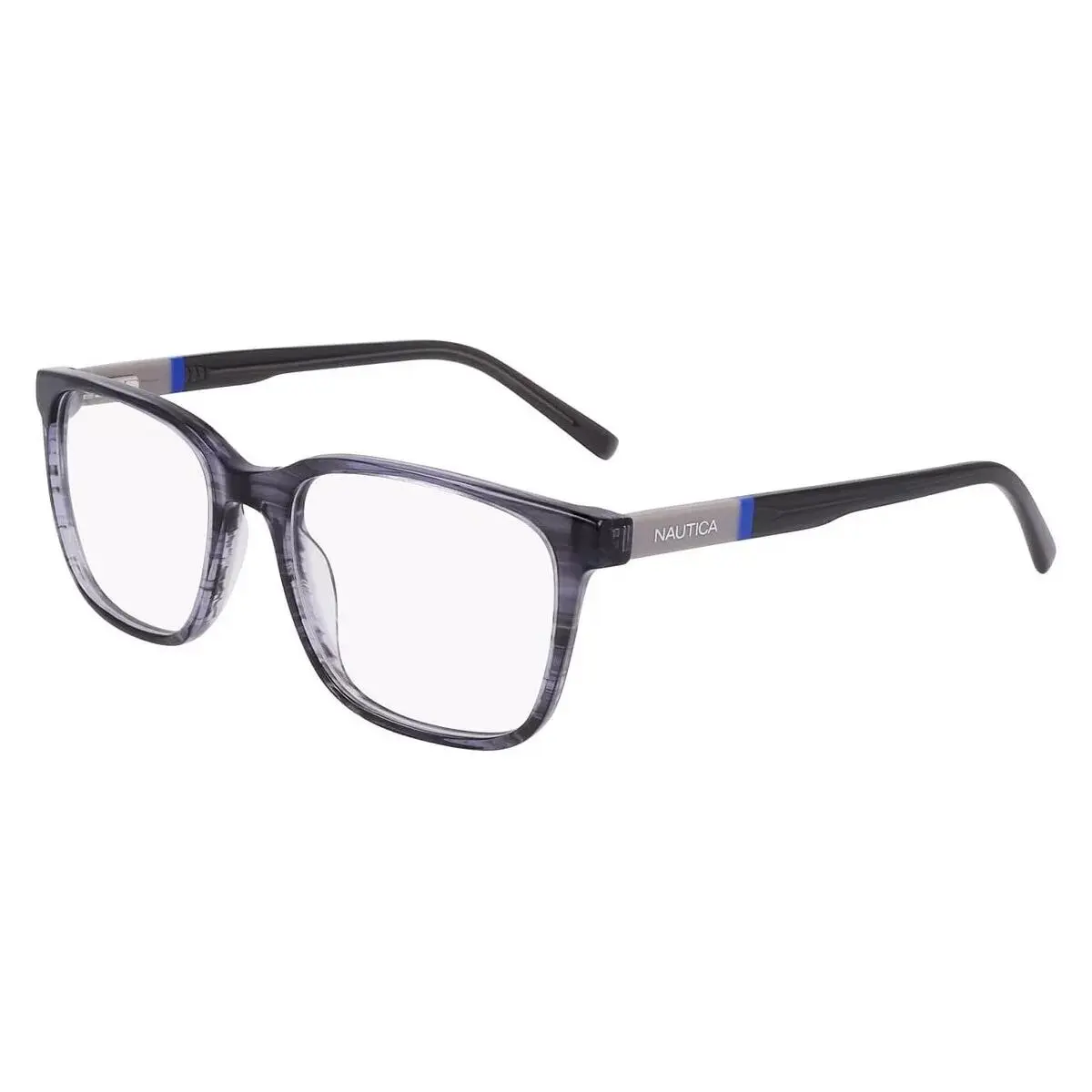 Men`s Eyeglasses Frame - N8179 031 - Grey Horn 52-18-145 by Nautica
