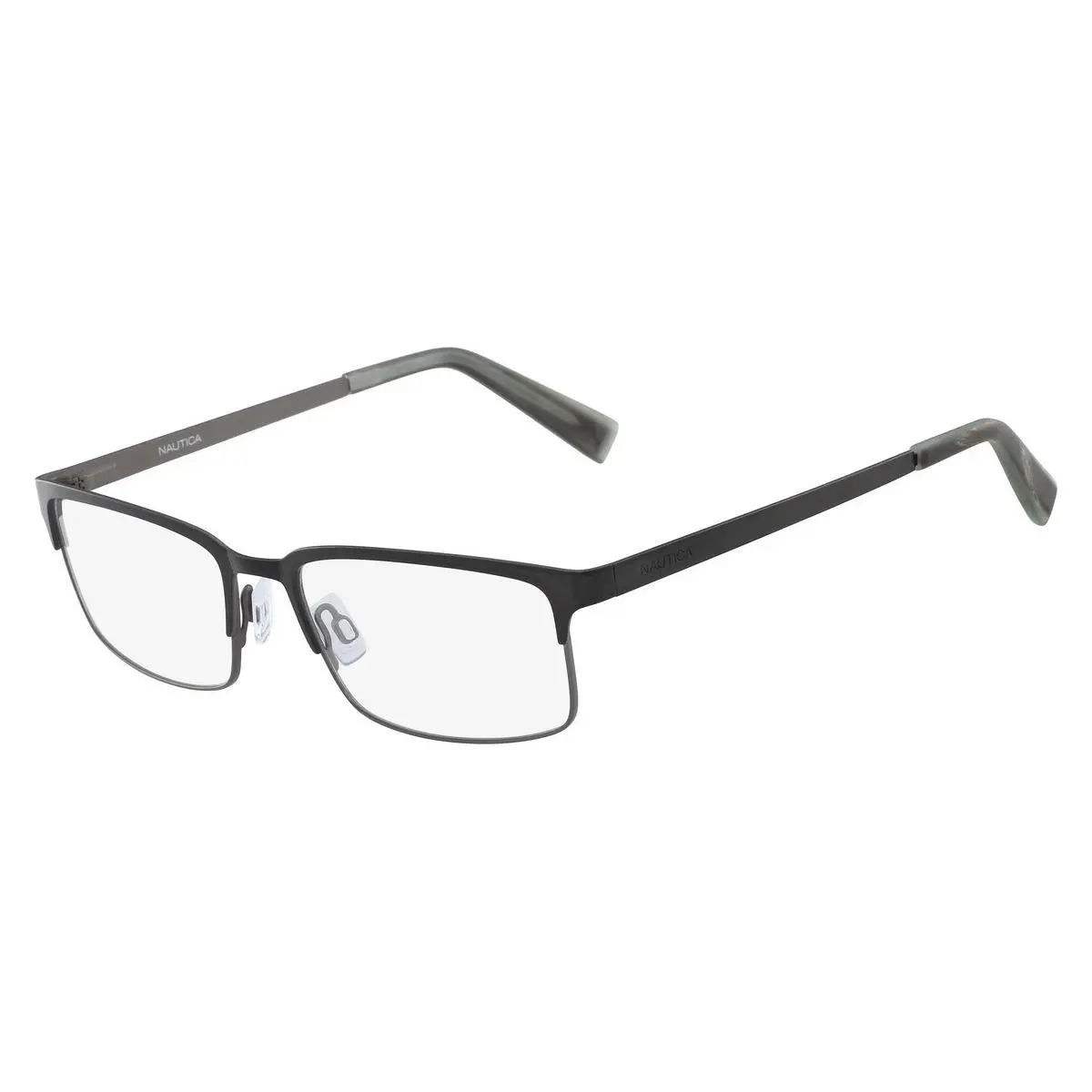 Nautica N7270 Eyeglasses Men Olive Rectangle 52mm