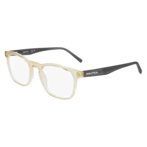 Nautica Men`s Eyeglasses Frame - N8188 205 - Sand Crystal 52-20-145