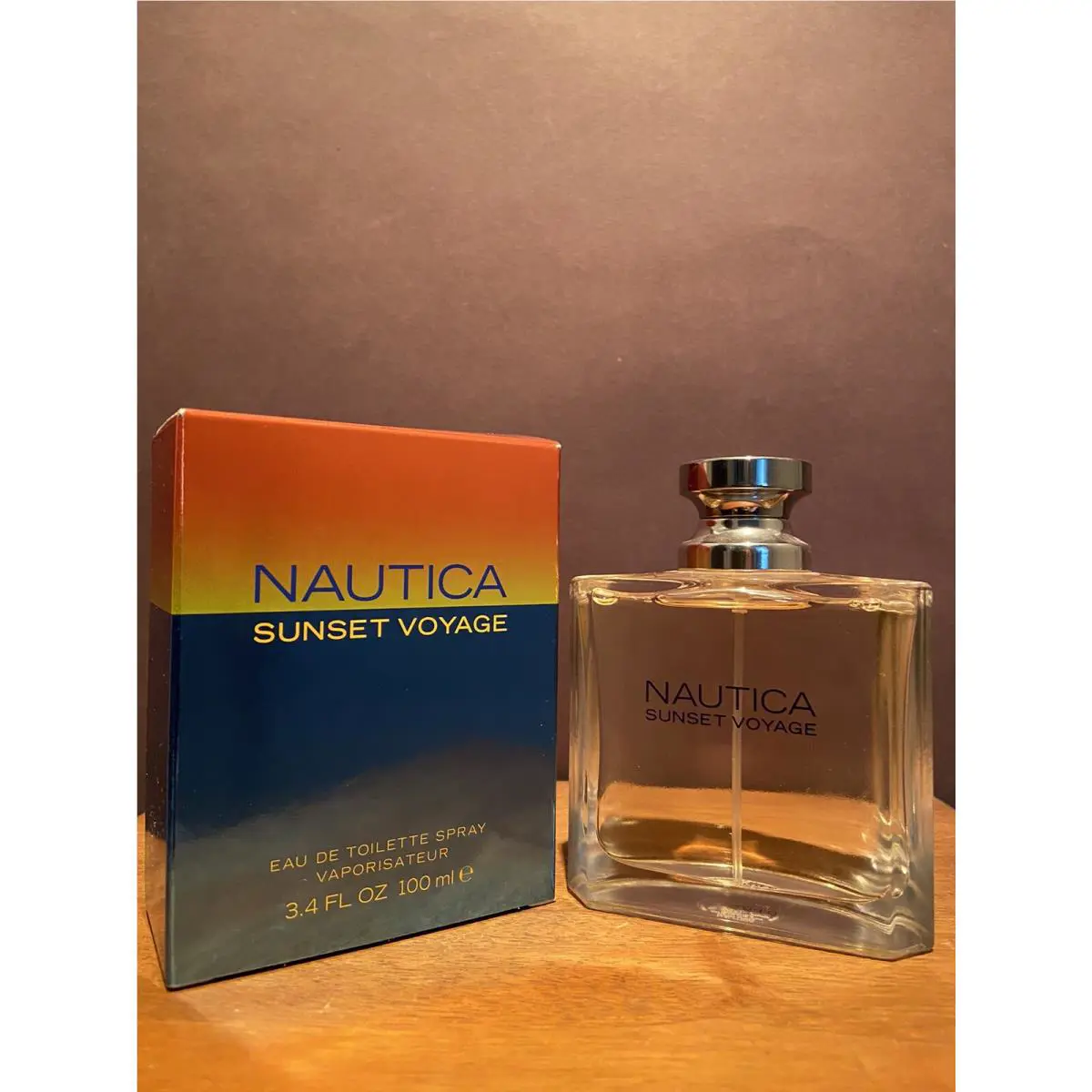 Nautica Sunset Voyage 3.4 oz / 100 ml Eau de Toilette Spray For Men Rare