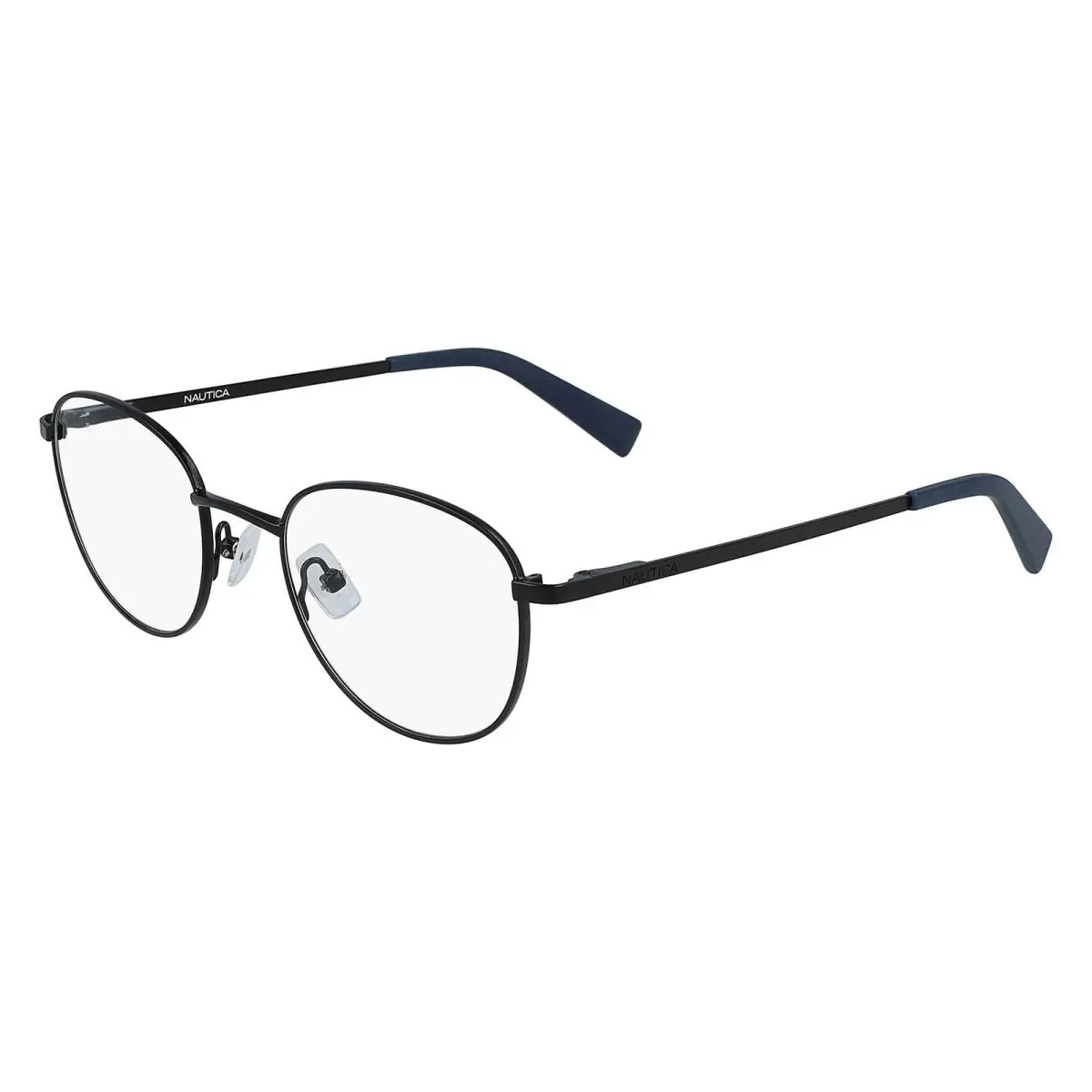 Nautica N7303 005 Satin Black Eyeglasses 49/21/140 - Satin Black, Frame: Black, Manufacturer: 005