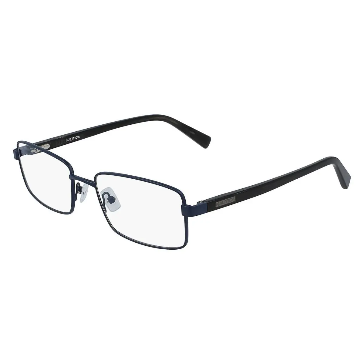Nautica N7300 420 Blue Eyeglasses 55mm with Nautica Case - Frame: Blue, Manufacturer: 420