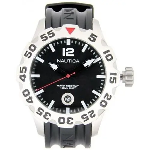 Nautica Bfd 100 Black Dial Resin Men`s Watch Item No. N14600G