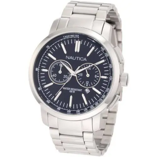 Nautica Men`s N22603G Classic Chronograph Bracelet / Nct 800 Watch
