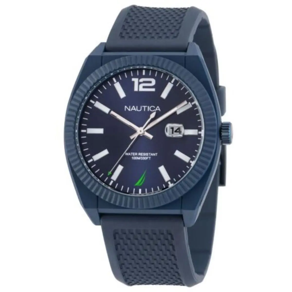 Nautica NAPPBS301 Men`s Pacific Beach Blue 41mm Watch - Blue, Dial: Blue, Band: Blue