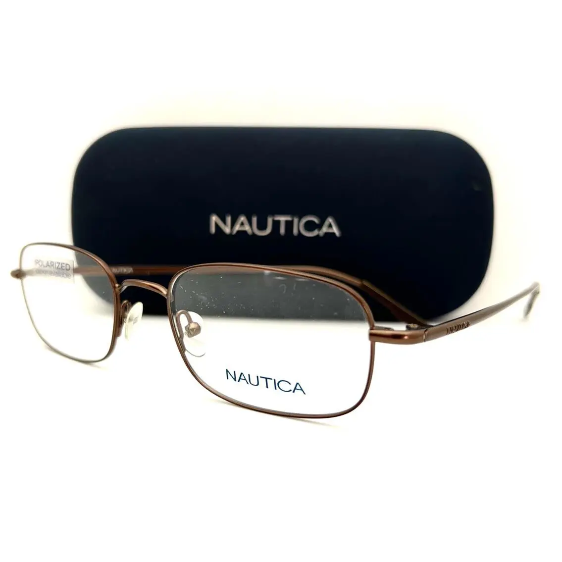 Nautica Eyeglasses N 7097 006 Satin Brown 51-19-140 with Case