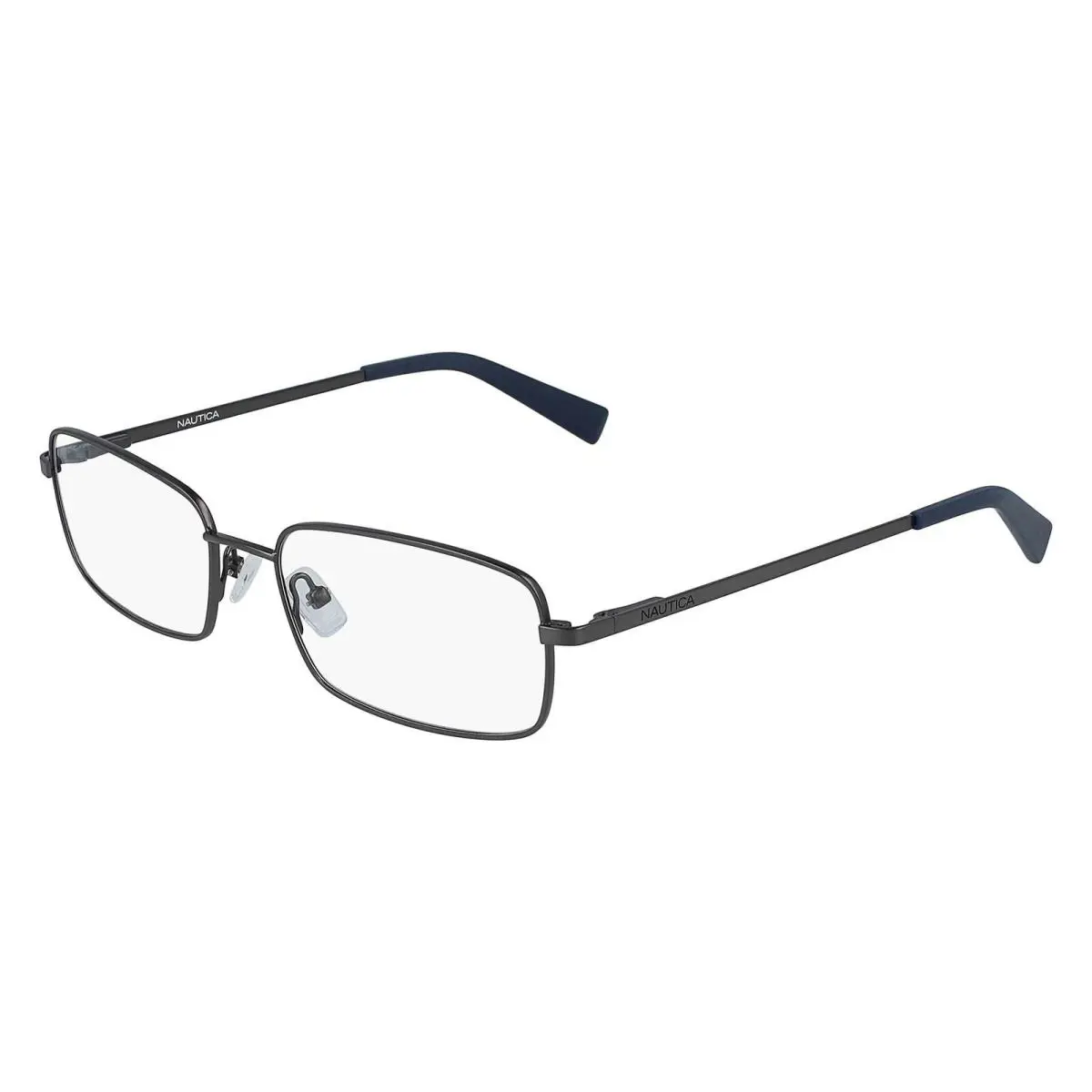 Nautica N7302 030 Satin Gunmetal Eyeglasses 55mm with Nautica Case - Frame: Gunmetal, Manufacturer: 030