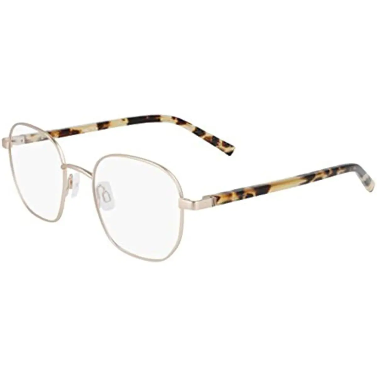 Nautica N7313 712 Matte Gold Tortoise Eyeglasses 49mm with Nautica Case - Matte Gold, Frame: Gold & Tortoise, Manufacturer: 712