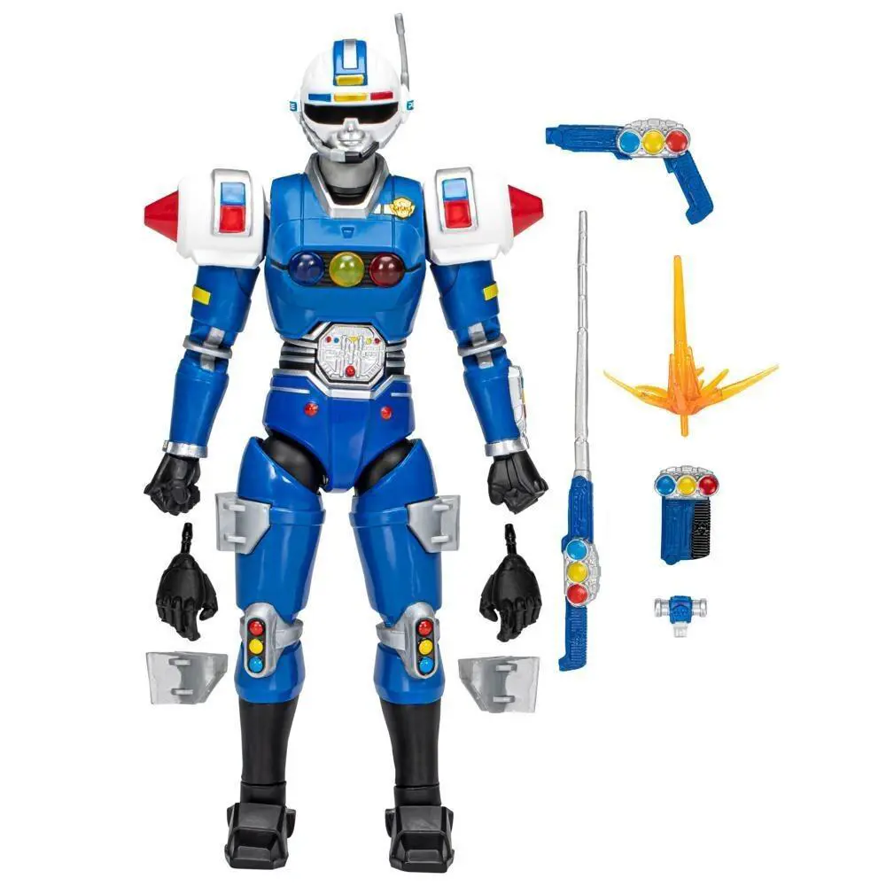 Hasbro Power Rangers Lightning Collection Turbo Blue Senturion 6 Action Figure