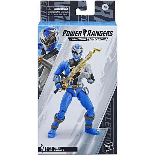WB Hasbro Collectibles-power Rangers Lightning Collection-dino Fury Blue Ranger