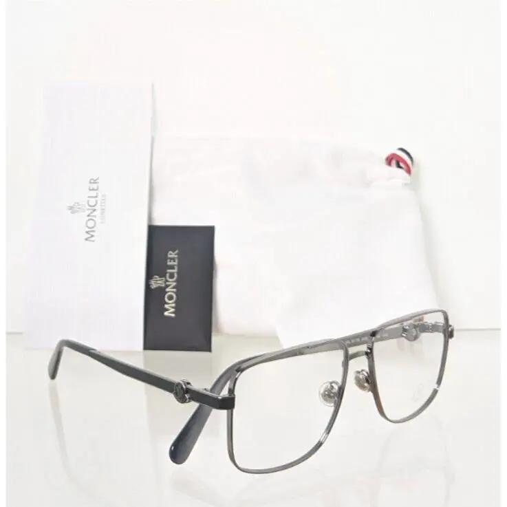 Moncle Frame Eyeglasses ML 5178 008 55mm Gunmetal Frame by Moncler | Fash Direct