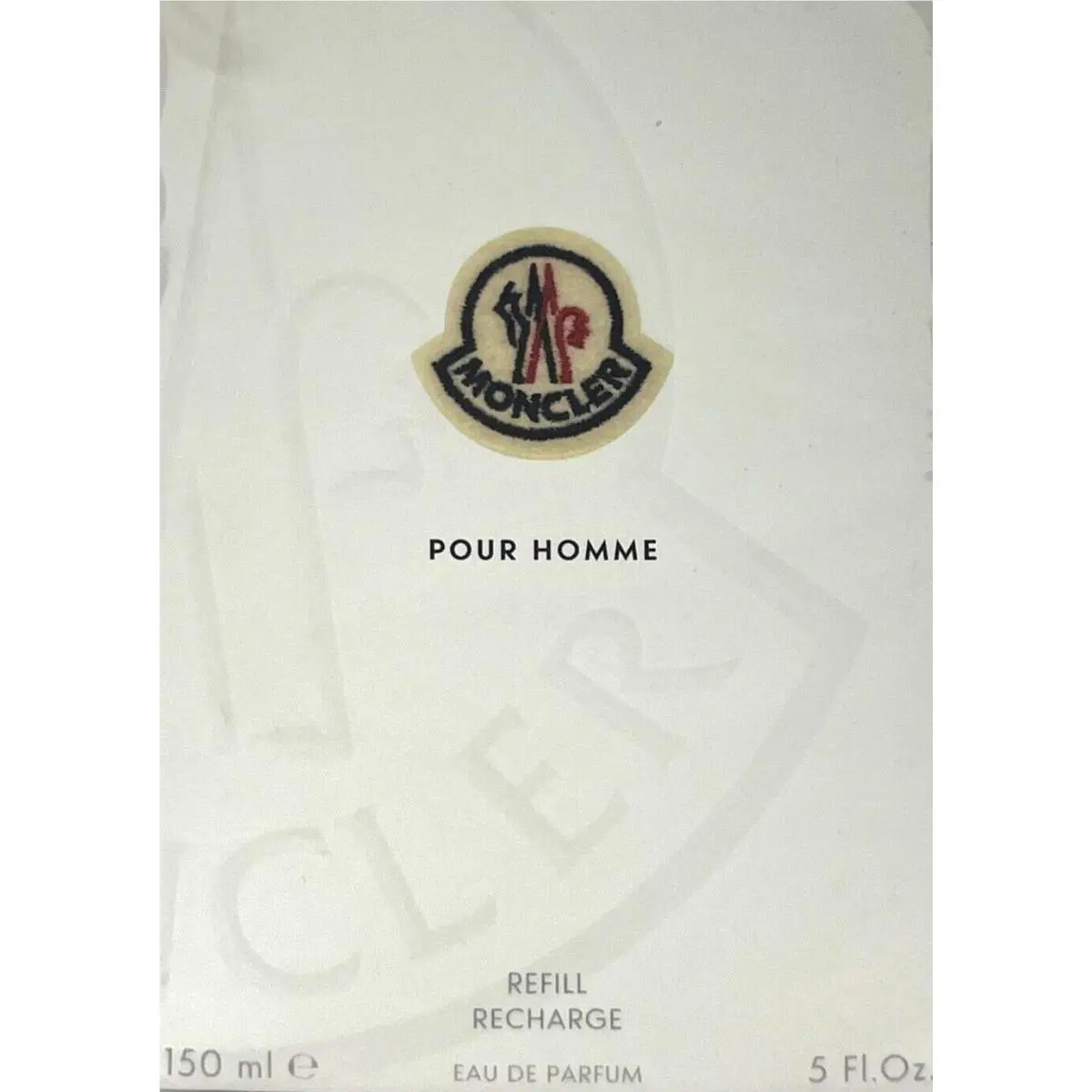 Moncler Pour Homme Eau DE Parfum Spray Refill For Men 5.0 Oz / 150 ml