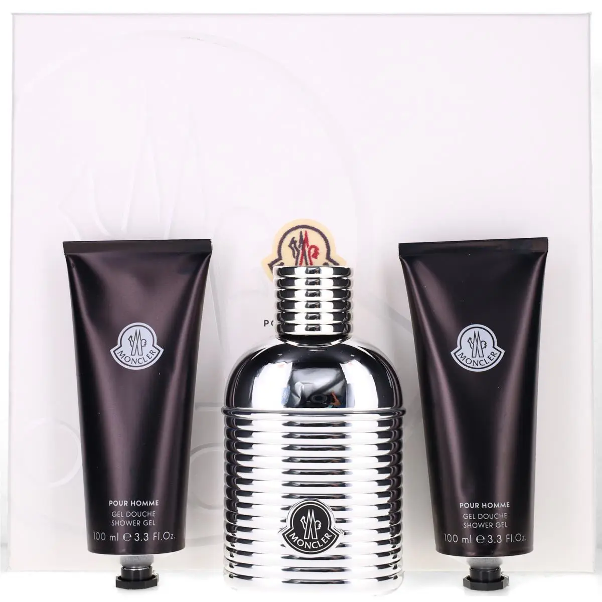 Pour Homme  Men Set:edp Spray+sg+sg 3.3oz+3.3oz+3.3oz Shopworn by Moncler