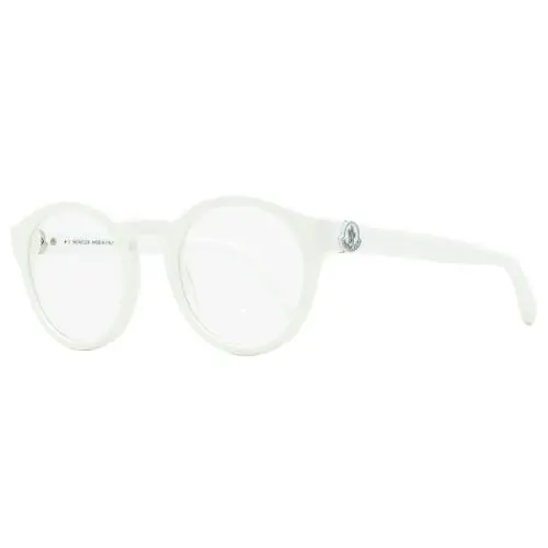 Moncler Oval Eyeglasses ML5189 021 White 49mm