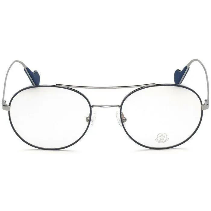 ML5046 092 Blue Aviator Metal Optical Eyeglasses Frame 53-19-145 5046 RX by Moncler