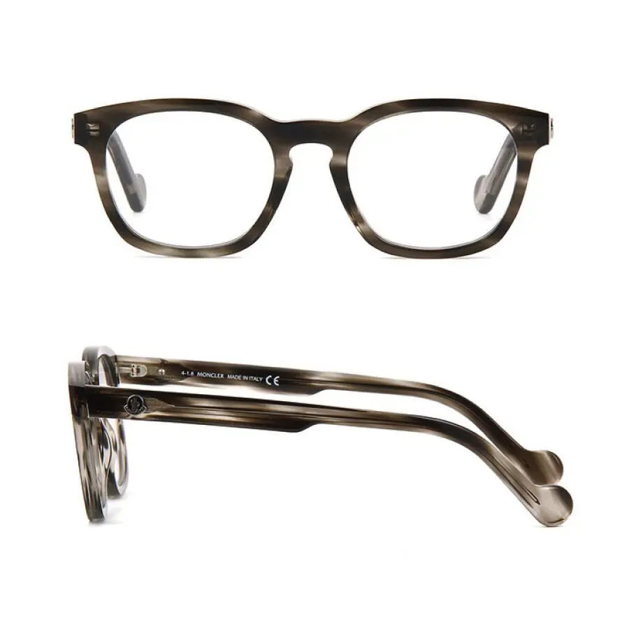 ML5039-F 056 Grey Bold Plastic Eyeglasses Frame 51-20-150 Italy 5039-F by Moncler