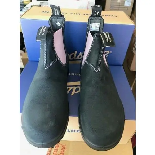 Blundstone shoes - Women Suede Chelsea Boot - Women Suede Chelsea Boot - 2034-Navy Waxed Suede, Manufacturer: multi 4