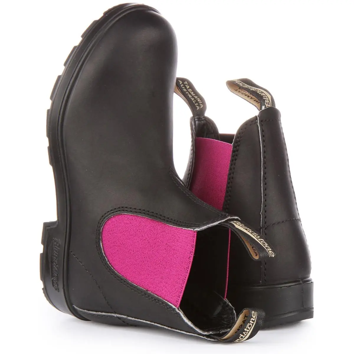Blundstone shoes - BLACK FUSHIA 8