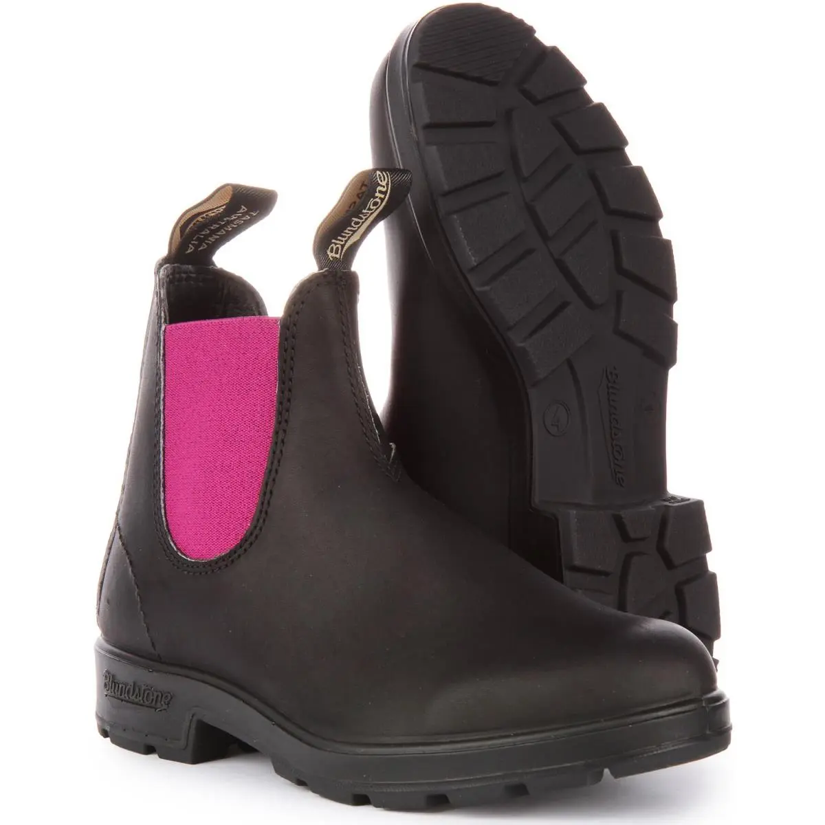 Blundstone shoes - BLACK FUSHIA 9