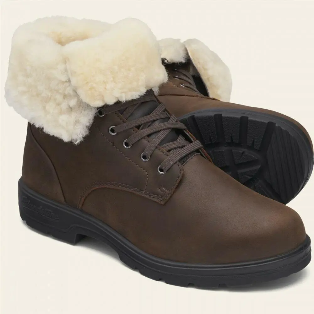 Blundstone shoes - Women Thermal Winter Boots (Rounded Toe) - 1461-Antique Brown 9