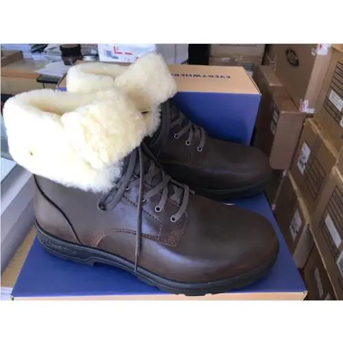 Blundstone shoes - Women Thermal Winter Boots (Rounded Toe) - 1461-Antique Brown 7