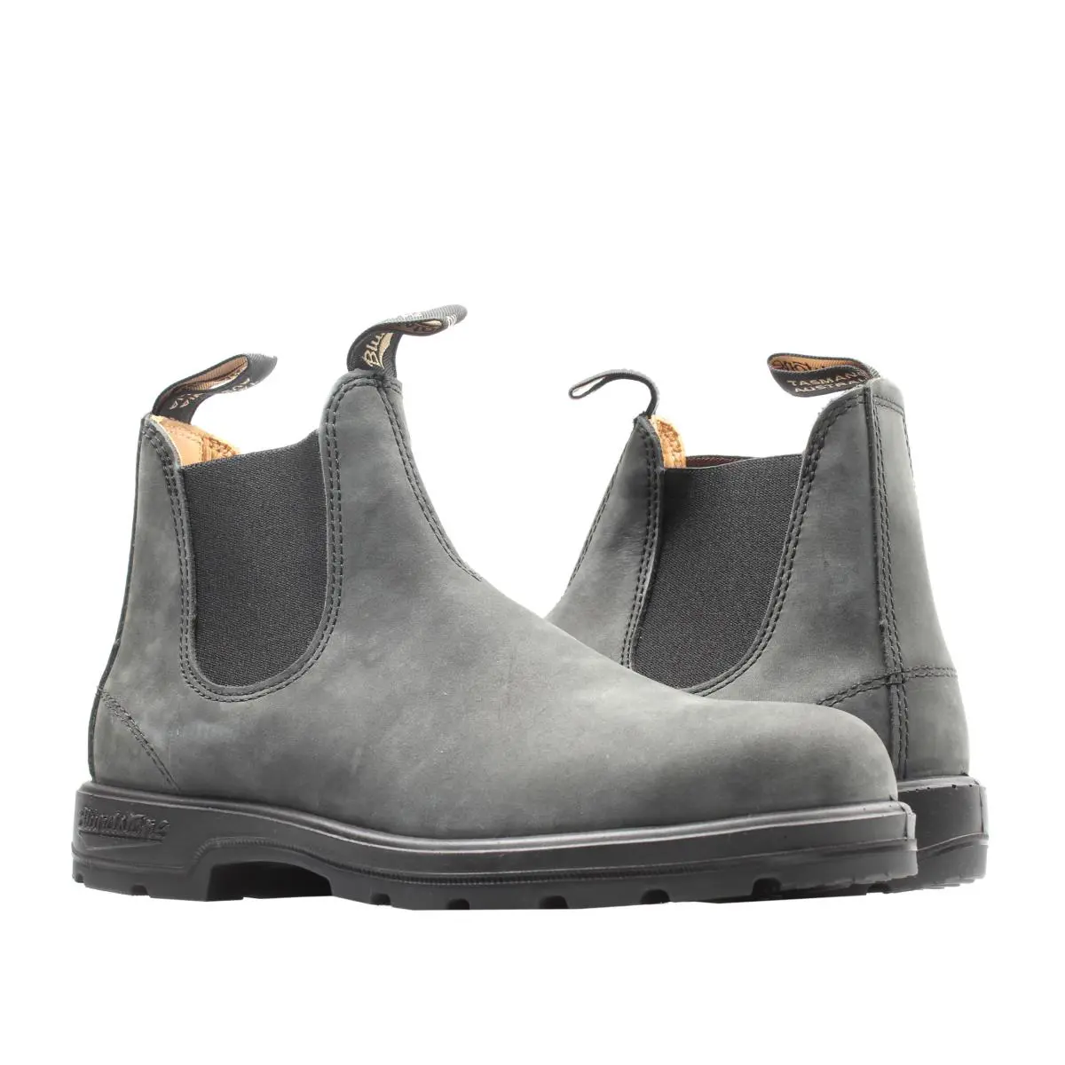 Blundstone 587 Classic Chelsea Boots Rustic Black Pull-on Adult BL587