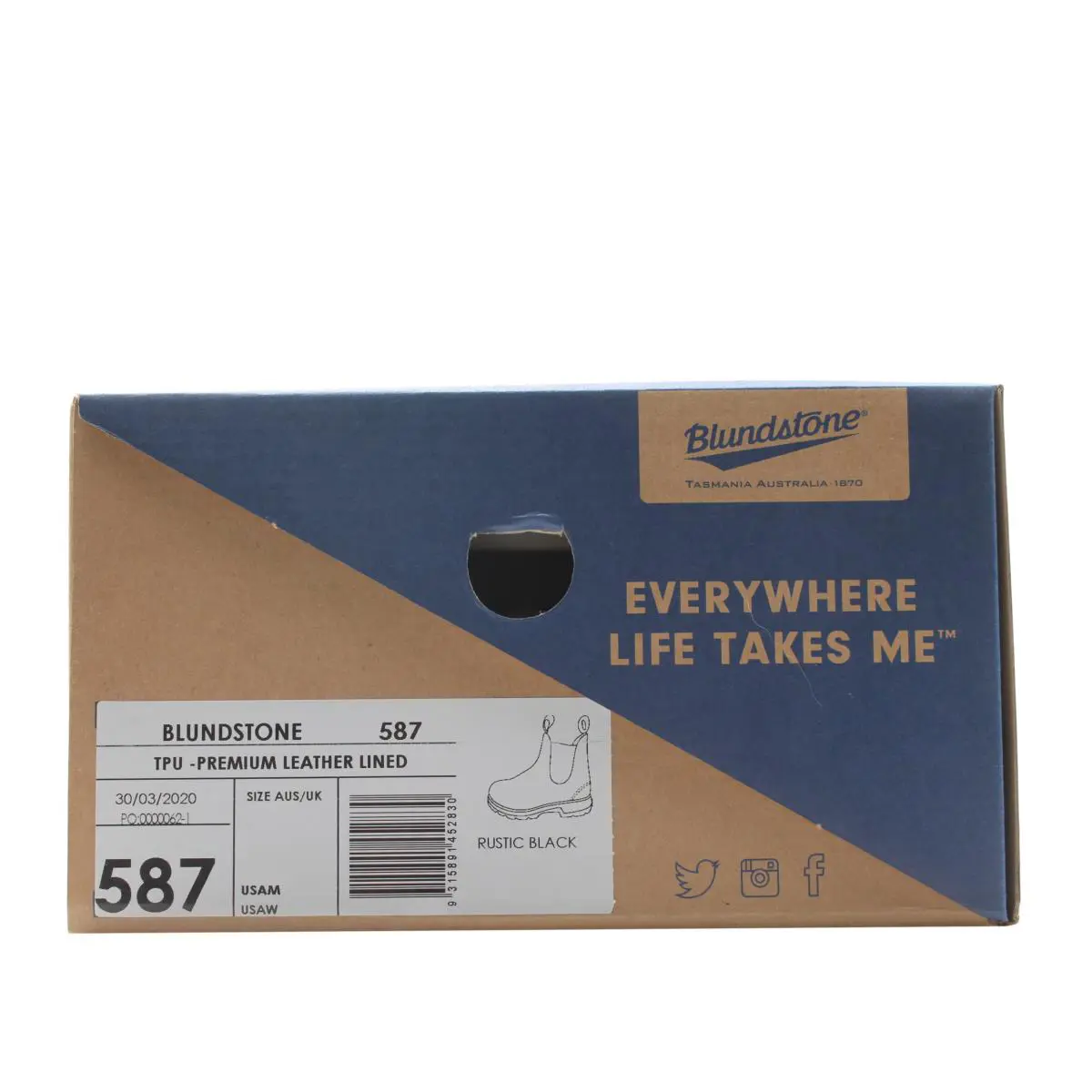 Blundstone shoes - 587 - Rustic Black 5