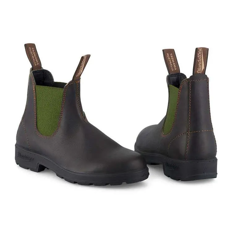 Blundstone shoes - Stout Brown / Olive 1