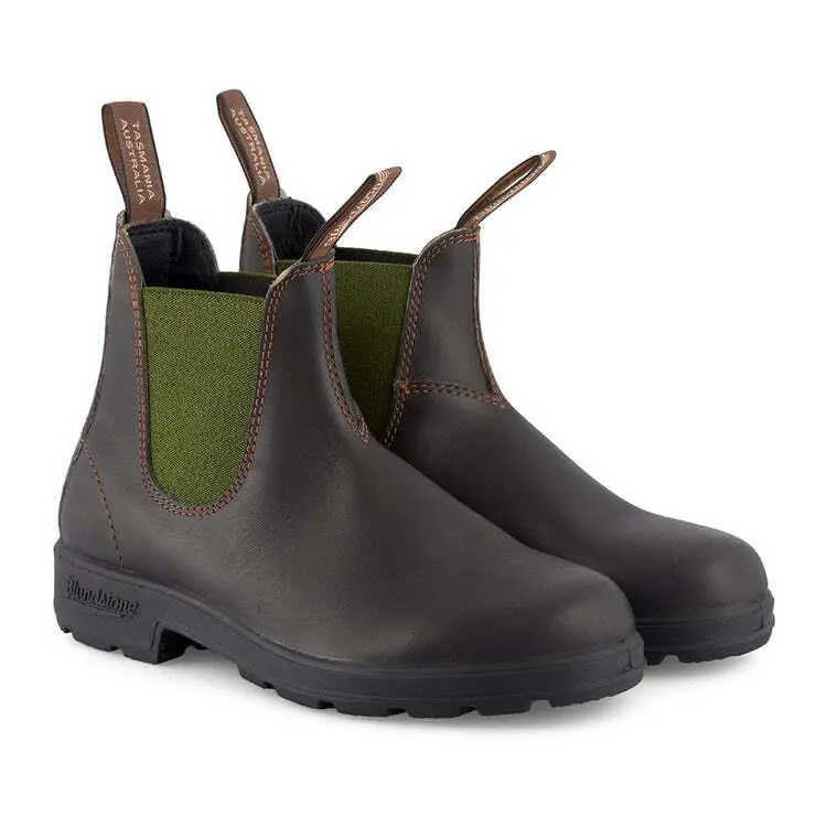 Blundstone shoes - Stout Brown / Olive 2