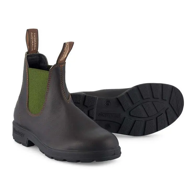 Blundstone shoes - Stout Brown / Olive 3