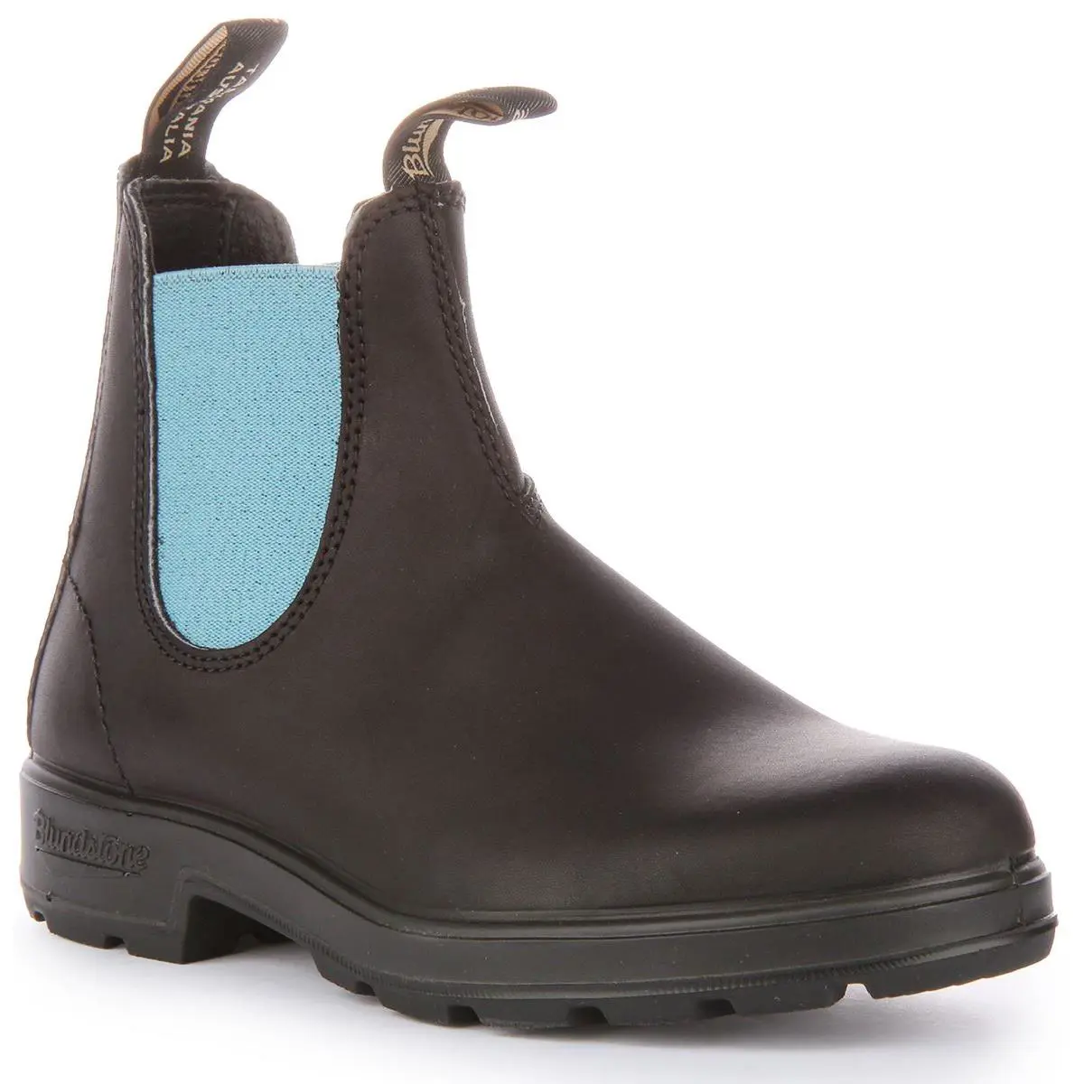 2207 Slip On Coloured Elastic Chelsea Womens In Black Blue US 3 - 8 BLACK BLUE by Blundstone